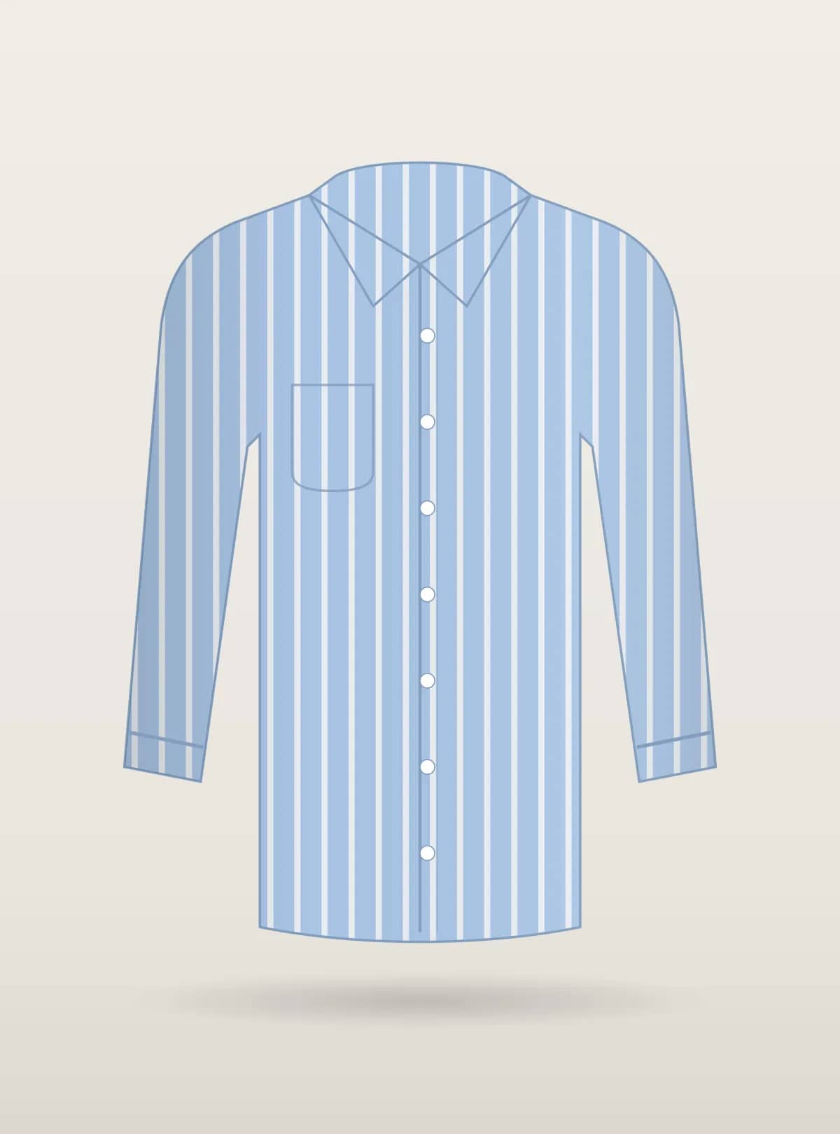 Sky Blue Bengal Stripe Shirt