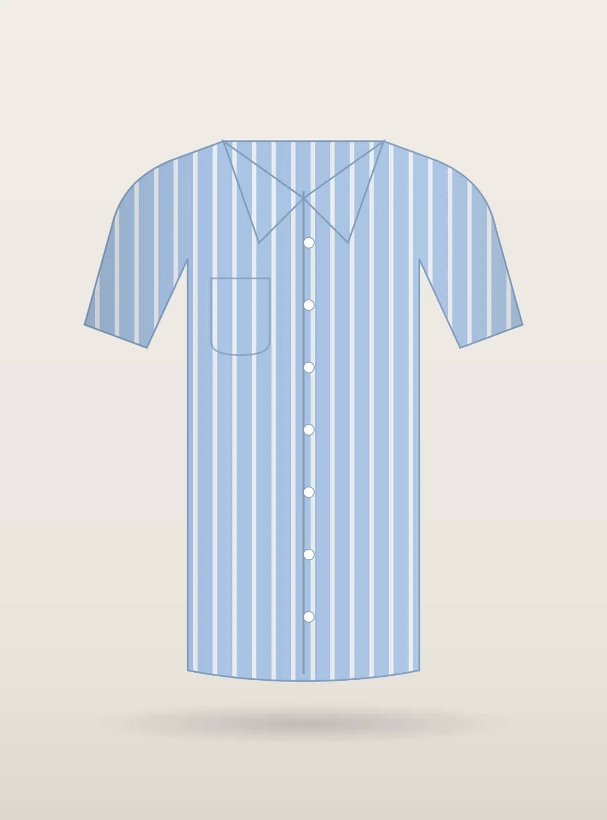 Sky Blue Seersucker Resort Shirt